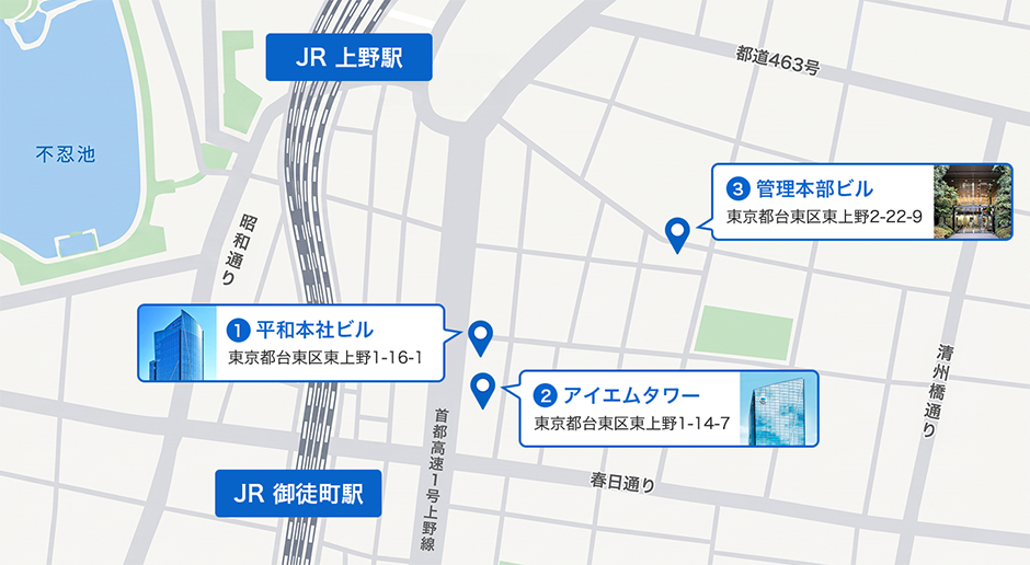 簡易アクセスマップ